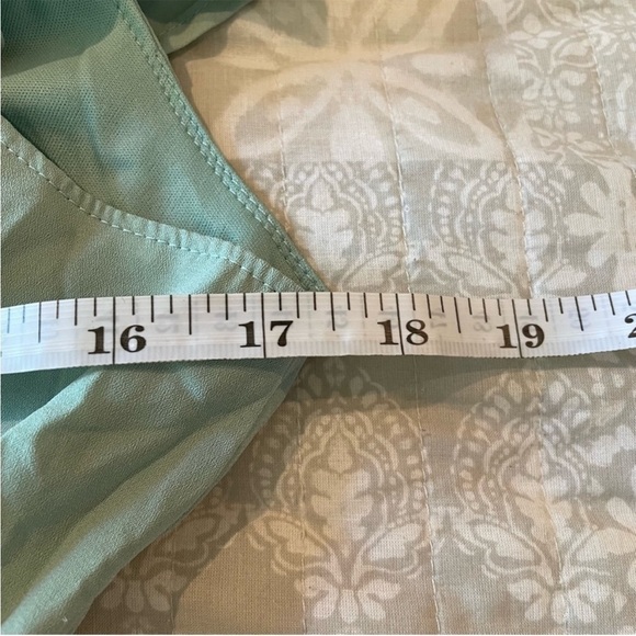 Show Me Your Mumu Caitlin Ruffle Maxi Dress in Dusty Mint Crisp Medium - Picture 11 of 13